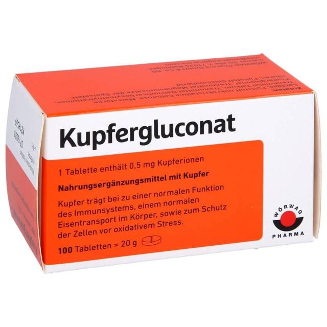 KUPFERGLUCONAT Tabletten product image