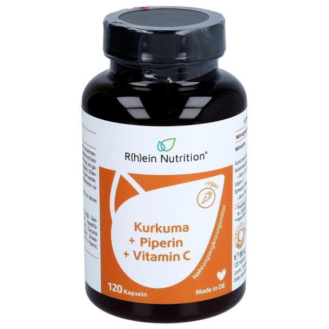 KURKUMA 95% Curcumin+Piperin+Vitamin C vegan Kaps. product image