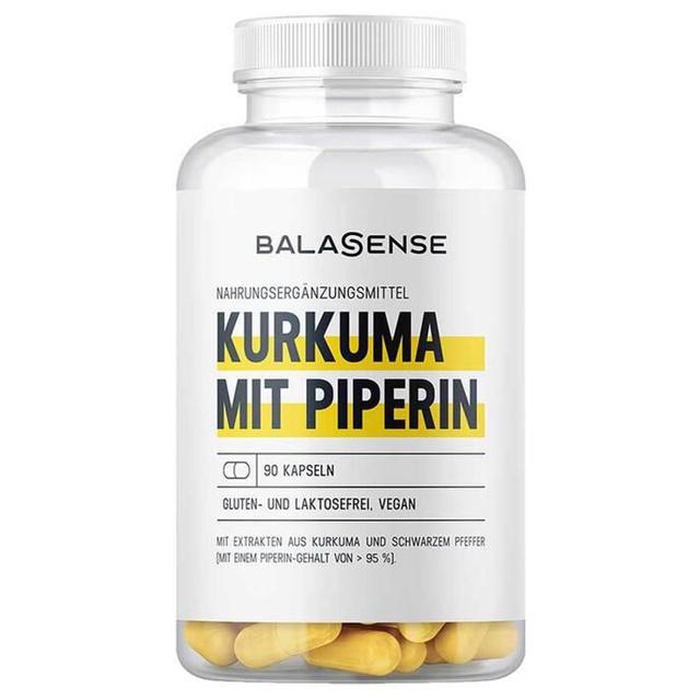 Kurkuma mit Piperin Balasense 600 mg, 90 St Kapseln product image