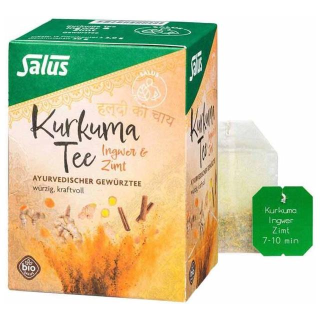 KURKUMA TEE Ingwer & Zimt Bio Salus Filterbeutel product image