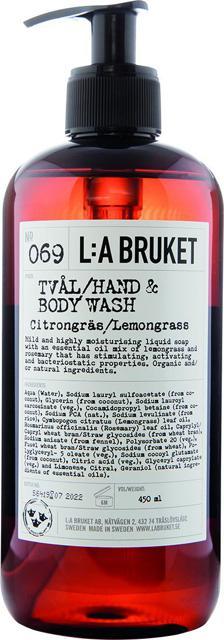 069 Hand & Body Wash Lemongrass 450 ml product image