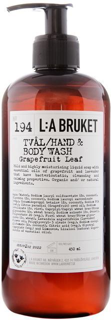 L:A Bruket Flytande Tvål Grapefruit Leaf 450 ml product image