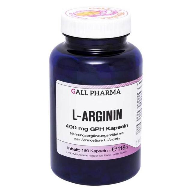 L-Arginin 400 mg Kapseln, 180 St Kapseln product image