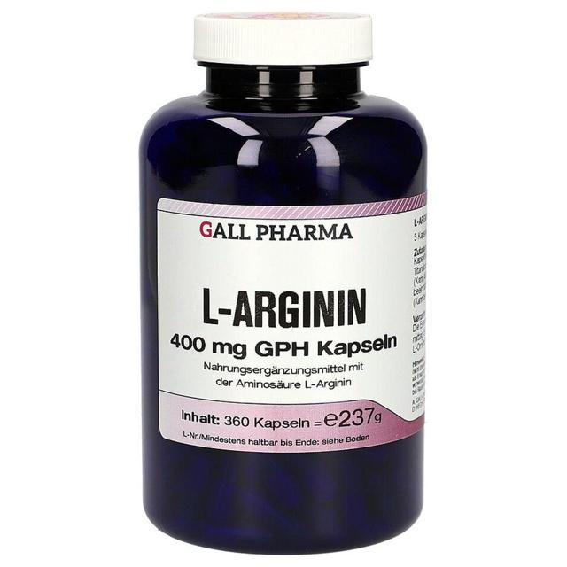 L-Arginin 400 mg Kapseln, 360 St Kapseln product image