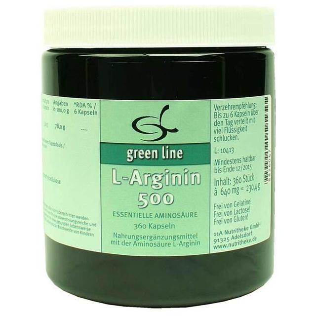 L-Arginin 500 Kapseln, 360 St Kapseln product image