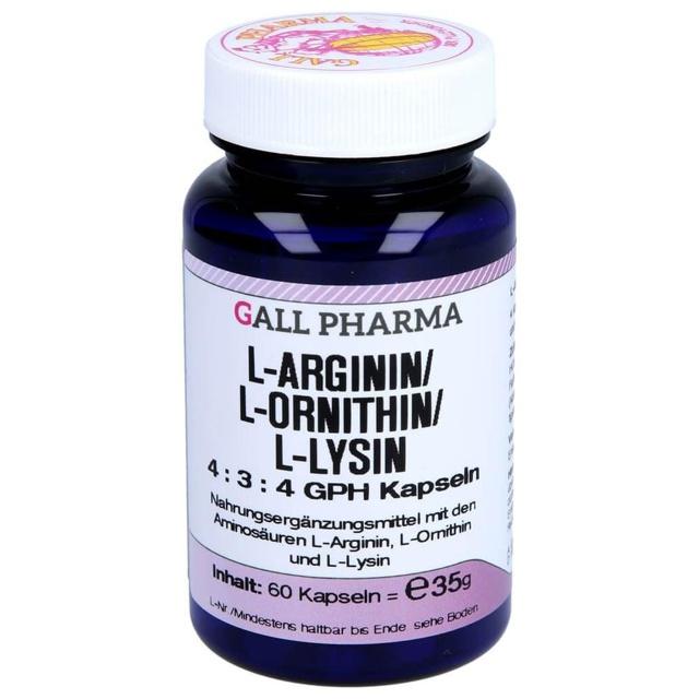 L-ARGININ/L-ORNITHIN/L-Lysin 4:3:4 GPH Kapseln product image