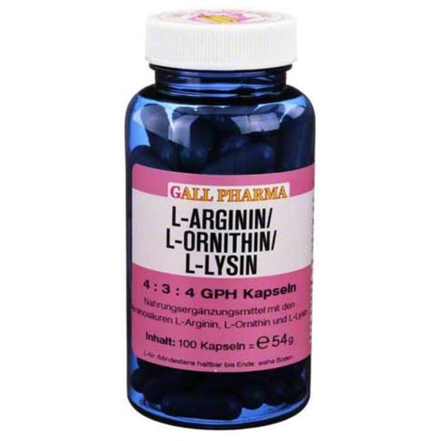 L-ARGININ/L-ORNITHIN/L-Lysin 4:3:4 GPH Kapseln product image