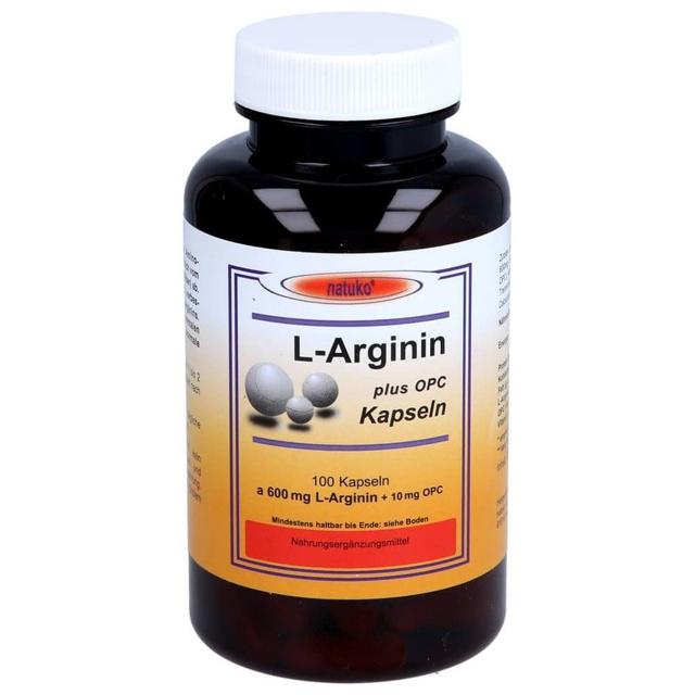 L-ARGININ+OPC 600 mg Kapseln product image