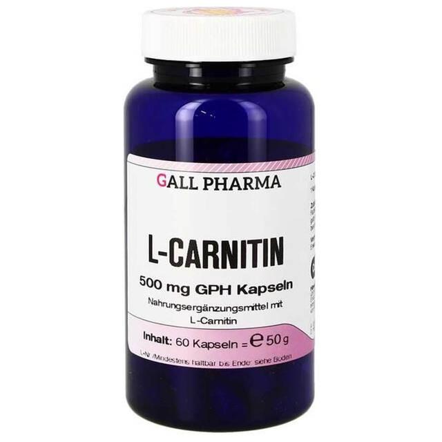 L-Carnitin 500 mg GPH Kapseln, 60 St Kapseln product image