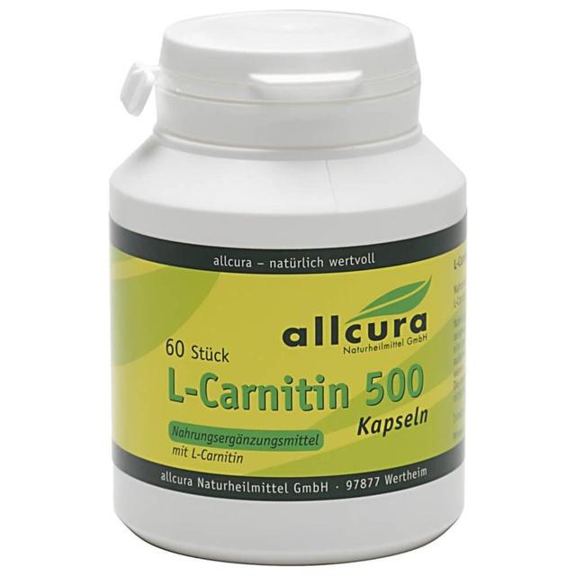 L-Carnitin Kapseln 500, 60 St Kapseln product image