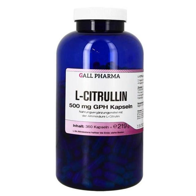 L-Citrullin 500 mg GPH Kapseln, 360 St Kapseln product image