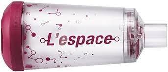 L'espace andningsbehållare med munstycke, 6+ år och vuxna, transparent/magenta 1 styck product image