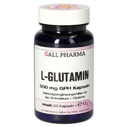 L-Glutamin 500 mg Kapseln, 30 St Kapseln product image