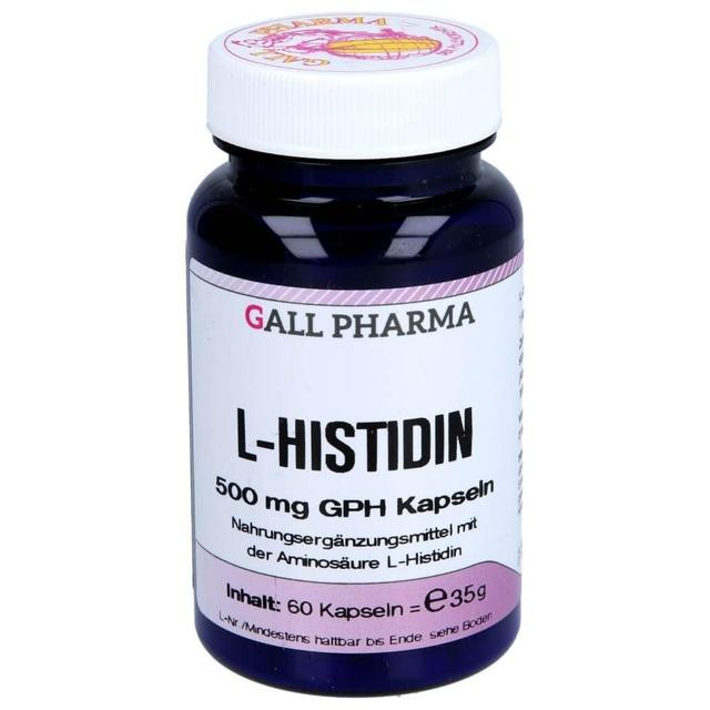 L-Histidin 500 mg Kapseln, 60 St Kapseln product image