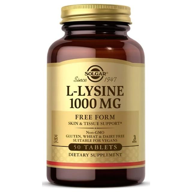 L-Lysin 1000 mg 50 Tabletten Solgar product image