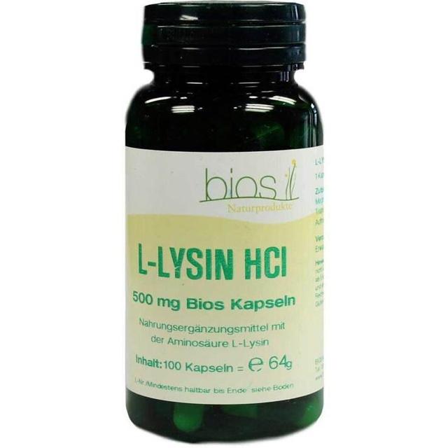 L-Lysin HCL 500 mg Bios Kapseln, 100 St Kapseln product image