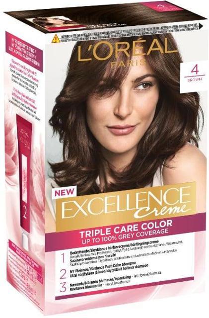L'Oréal Paris Excellence Crème 4 Brun 1 st product image