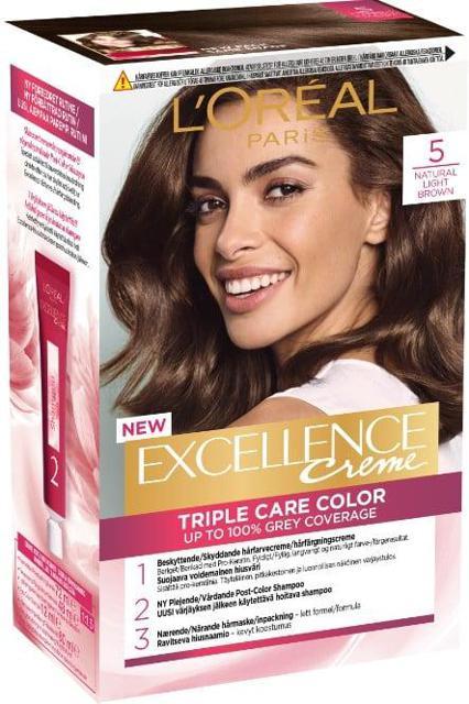 L'Oréal Paris Excellence Crème 5 Natural Light Brown product image