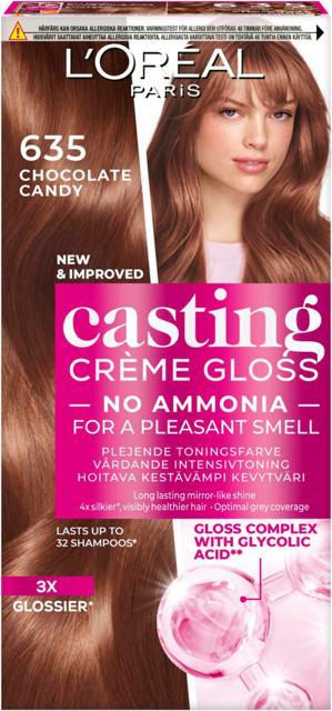 L'Oréal Paris Casting Crème Gloss Semi-Permanent Hårfärg 635 Chocolate Candy product image