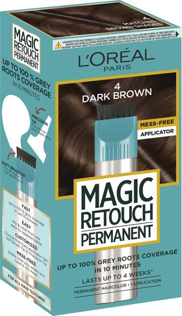 L'Oréal Paris Magic Retouch Permanent Dark Brown 4 product image