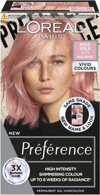 L'Oréal Paris Préférence Vivids Rose Gold 9.213 product image