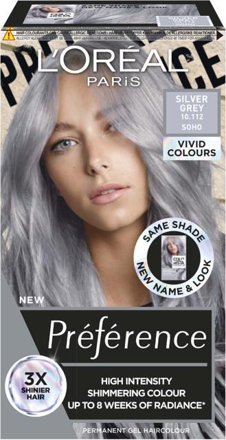 L'Oréal Paris Préférence Vivids Silver Grey 10.112 product image
