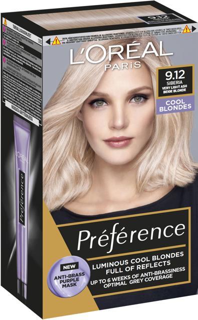 L'Oréal Paris Préférence Cool Blonds Siberia 912 product image