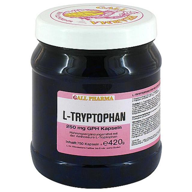 L-Tryptophan 250 mg GPH Kapseln, 750 St Kapseln product image