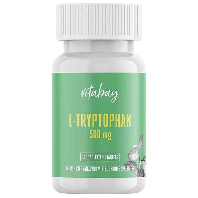 L-tryptophan 500 mg Aminosäure vegan Tabletten product image