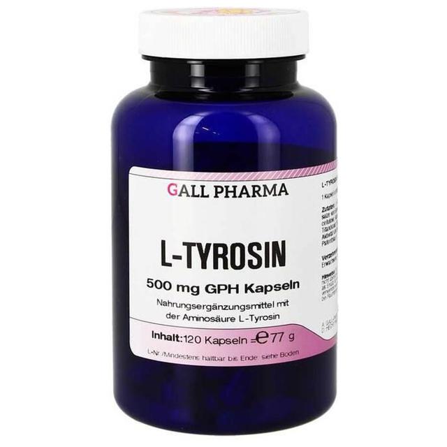 L-Tyrosin 500 mg GPH Kapseln, 120 St Kapseln product image