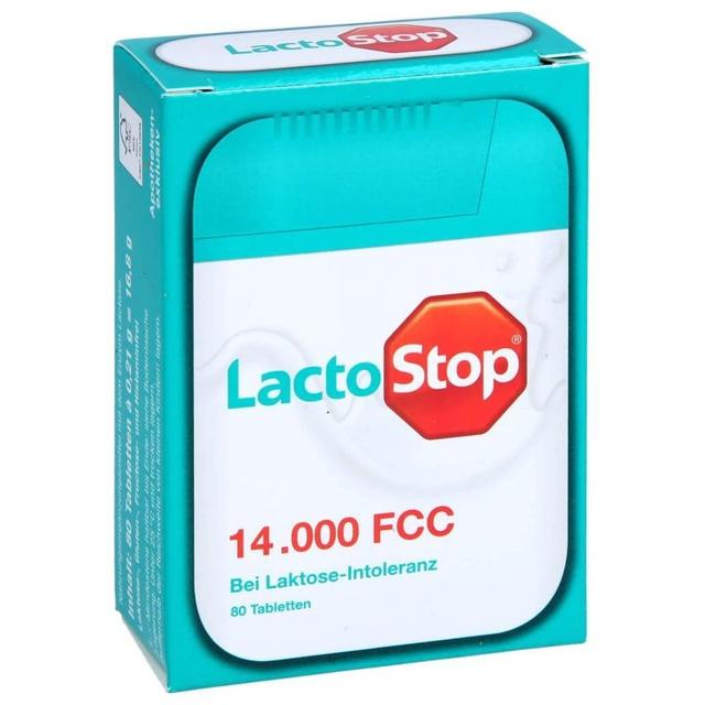 LactoStop 14000 FCC Tabletten Spender 80 St Tabletten product image