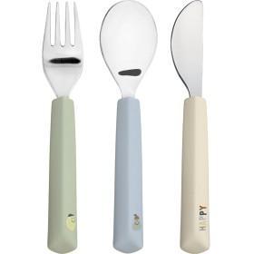 Lässig Cutlery Silicone Handle Happy Fruits 3 Delar Lemon product image
