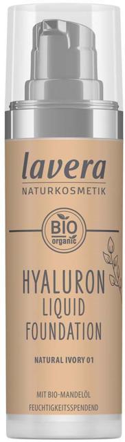 Lavera Hyaluron Liquid Foundation Natural Ivory 01 30 ml product image