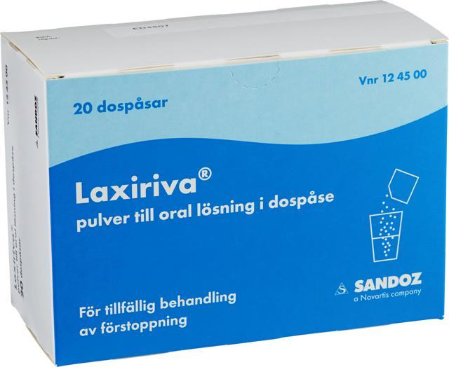Laxiriva, pulver till oral lösning i dospåse 20 st product image