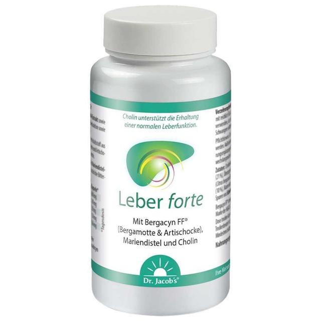 Leber Forte Bergamot Mariendistel Cholin Dr. Jacobs, 60 St Kapseln product image
