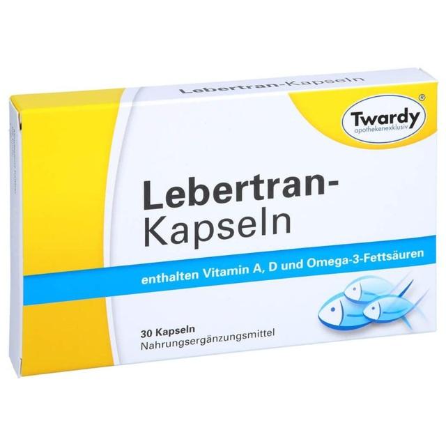Lebertran Kapseln, 30 St Kapseln product image