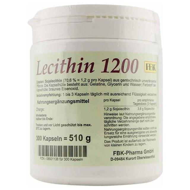 Lecithin 1200 Kapseln, 300 St Kapseln product image