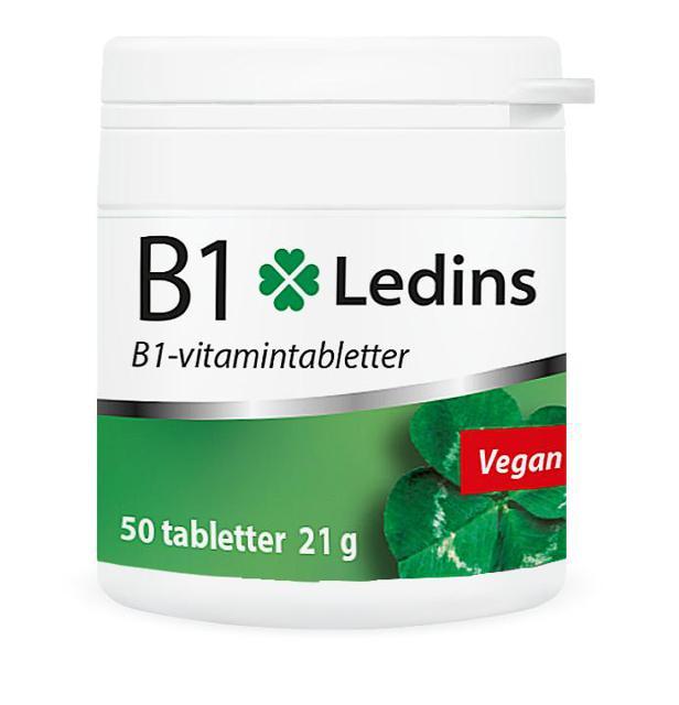 Ledins B1 Vitamin 100 mg, 50 tabletter product image