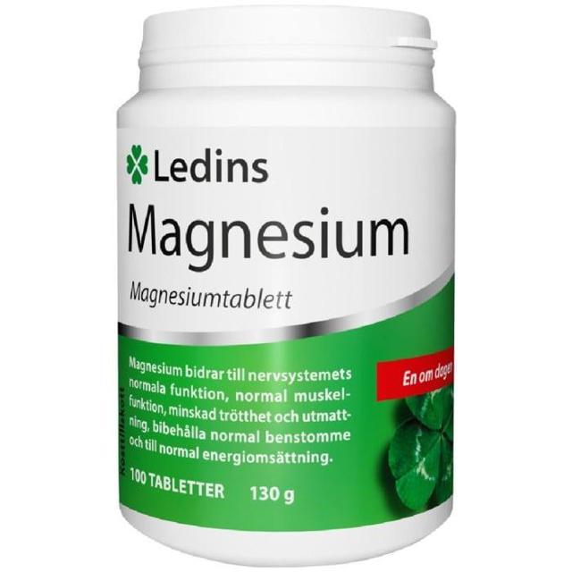 Ledins Magnesium 250 mg 100 tabletter product image