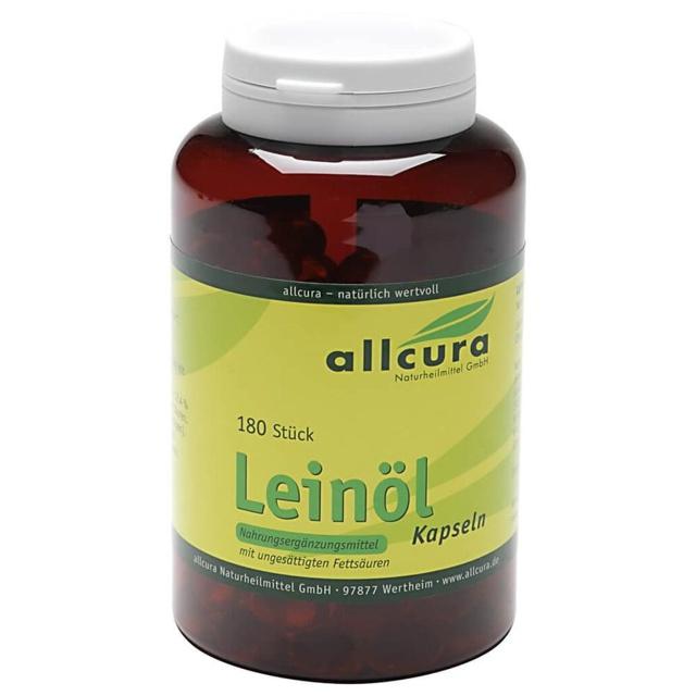 Leinöl Kapseln, 180 St Kapseln product image