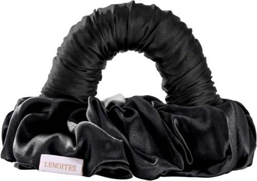 Lenoites Blowout Tie in Mulberry Silk Black Large product image