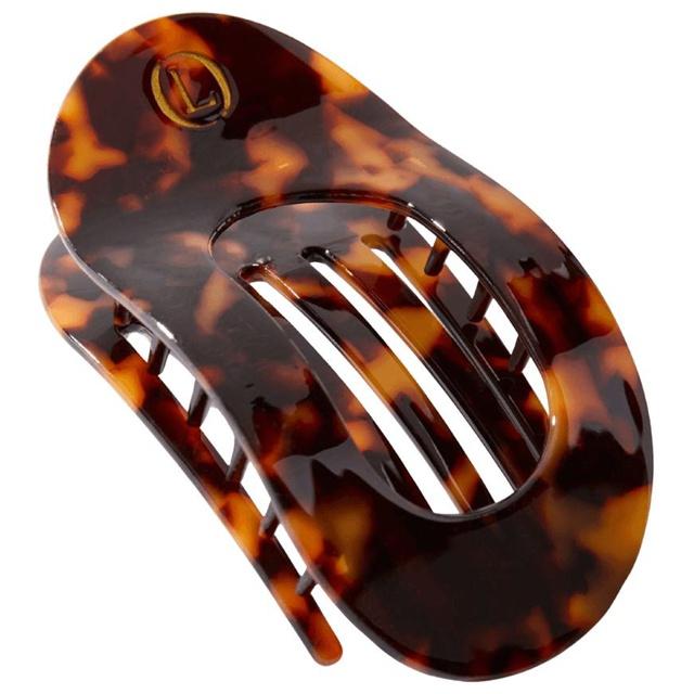 Lenoites Eco Friendly Flat Hair Clip Bronze Leopard product image