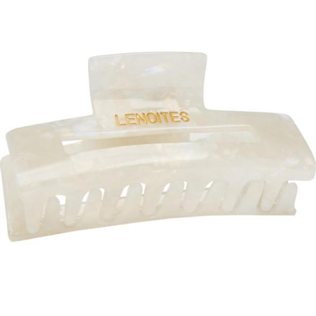 Lenoites Premium Eco-Friendly Hair Claw Pearly White product image