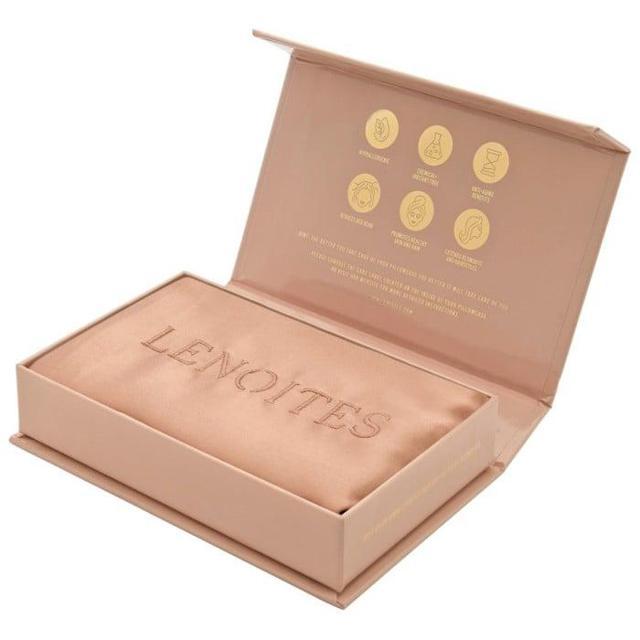 Lenoites Mulberry Silk Pillowcase Rose gold 50 x 60 cm product image