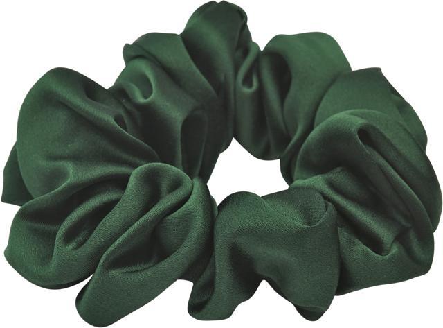 Lenoites Mulberry Silk Scrunchie Green product image