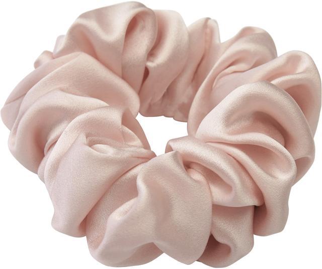 Lenoites Mulberry Silk Scrunchie Pink product image