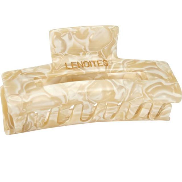 Lenoites Premium Eco-Friendly Hair Claw Champagne Pearl product image