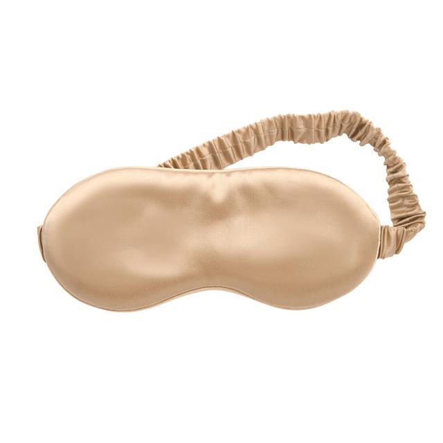 Lenoites Sovmask i siden med förvaringsväska Beige product image