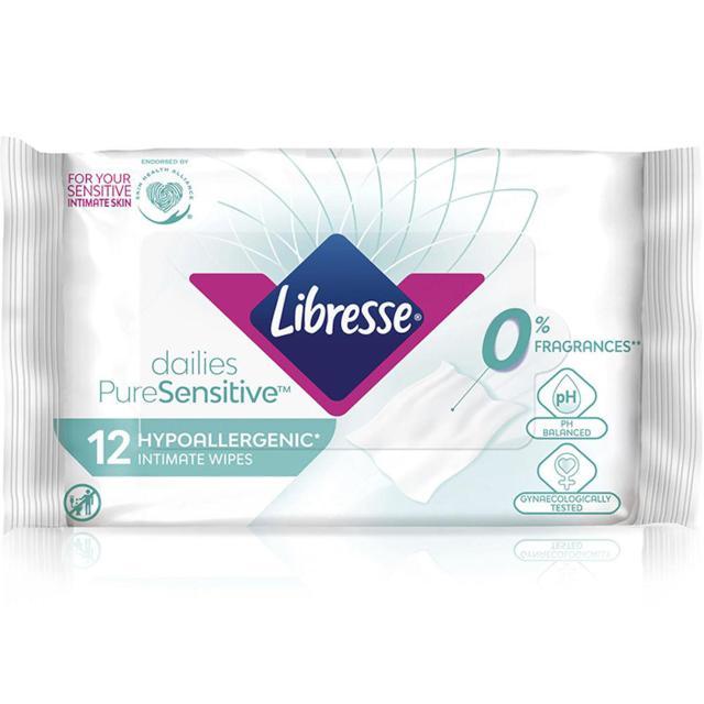 Libresse pure sensitive intimservett, 12 st product image