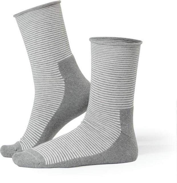 Life Wear Diabetikerstrumpa Bomull Grårandig Stl 37-39 product image
